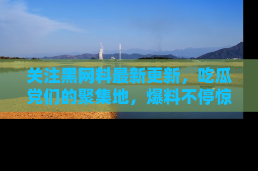 关注黑网料最新更新，吃瓜党们的聚集地，爆料不停惊喜连连！