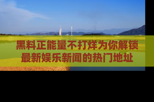黑料正能量不打烊为你解锁最新娱乐新闻的热门地址