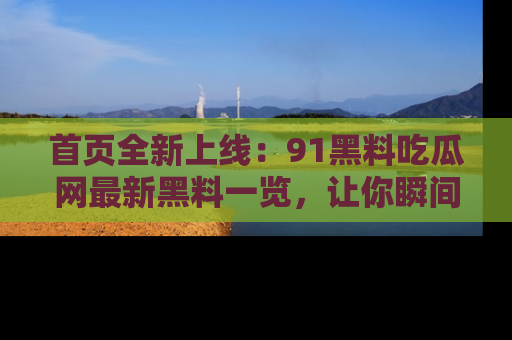 首页全新上线：91黑料吃瓜网最新黑料一览，让你瞬间掌握