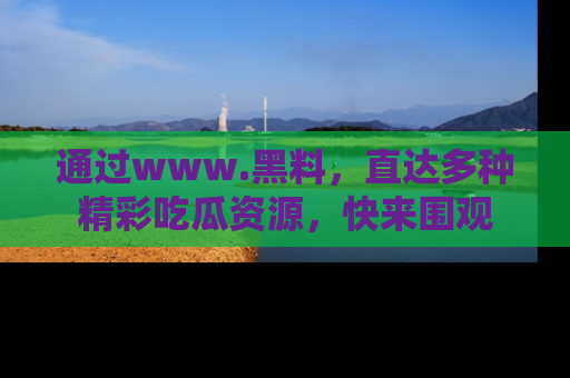 通过www.黑料,直达多种精彩吃瓜资源,快来围观