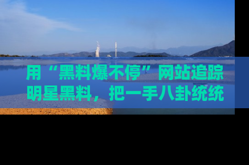 用“黑料爆不停”网站追踪明星黑料，把一手八卦统统收进你的后宫中！